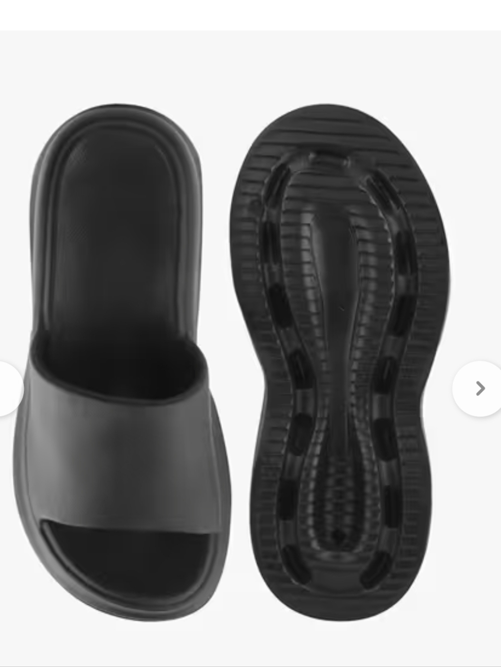 Platform slides With a chunky '90s sole Lightweight Comfy Black Shoes Sz 38 (7) - Picture 11 of 14